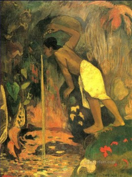 Paul Gauguin Painting - Papa moe Paul Gauguin